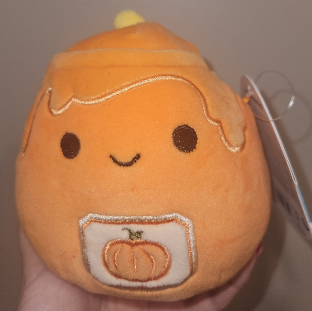 NWT 5” Misha the Pumpkin Candle 🎃🕯️ Fall Harvest Halloween Squishmallow